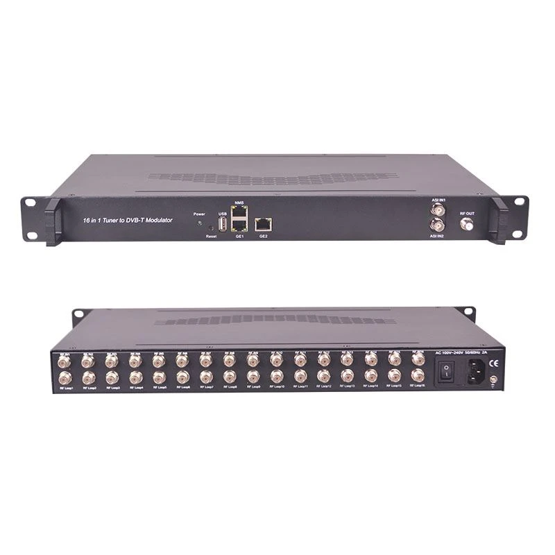16 in 1 Tuner to dvb-t modulator